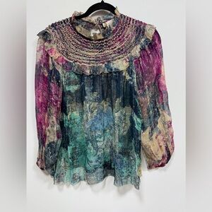 Letmebe woman's top size large NWT, long sleeve